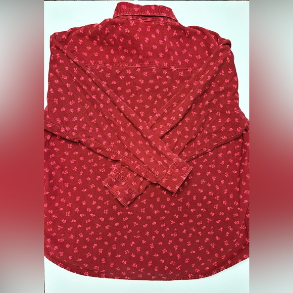 90s Vintage Disney's Winnie The Pooh Bear Embroidered Fall Corduroy Long Sleeves - Picture 9 of 9